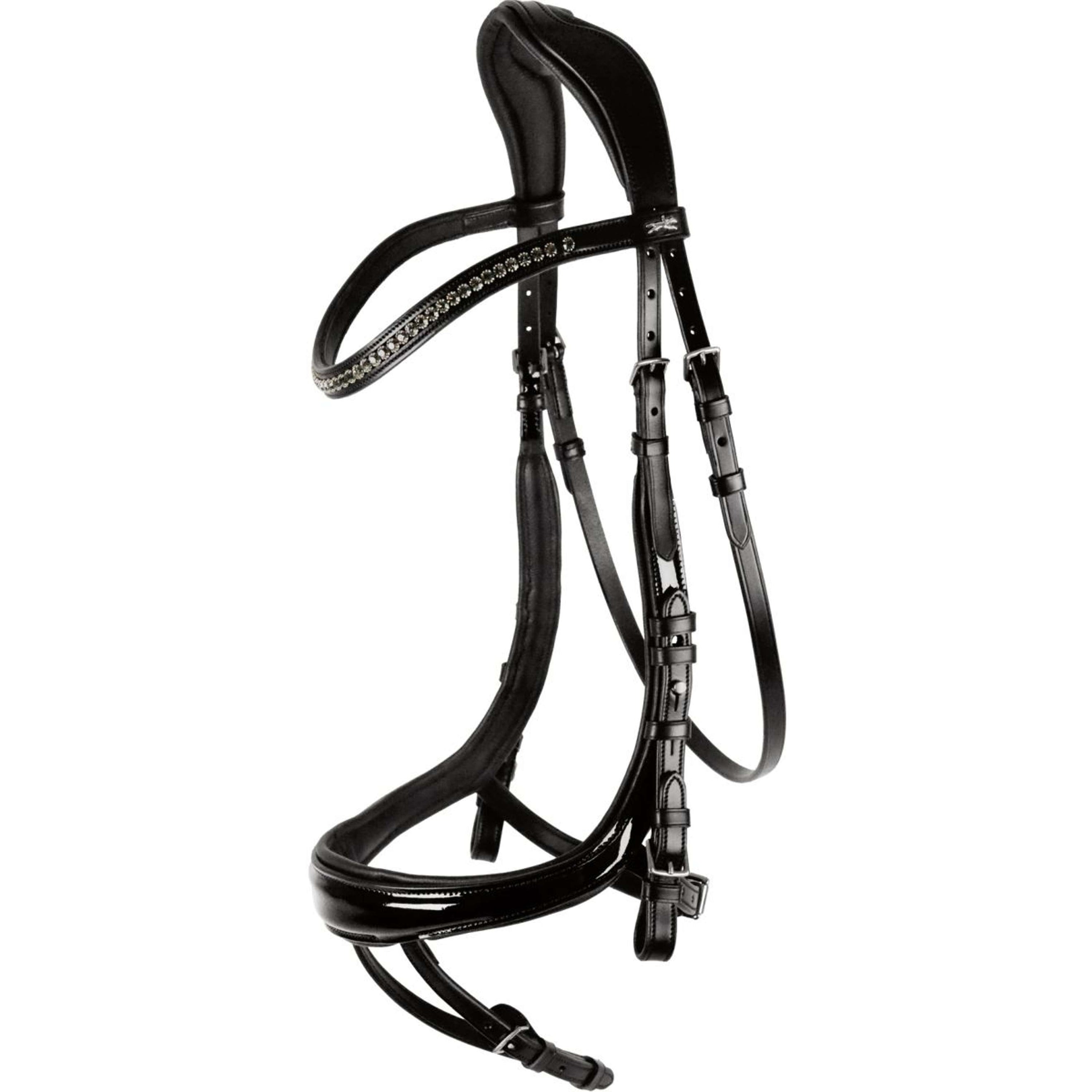 Schockemöhle Bride Premium sports Equitus Beta Noir/Patent/Argent Schockemöhle Bride Premium sports Equitus Beta Noir/Patent/Argent