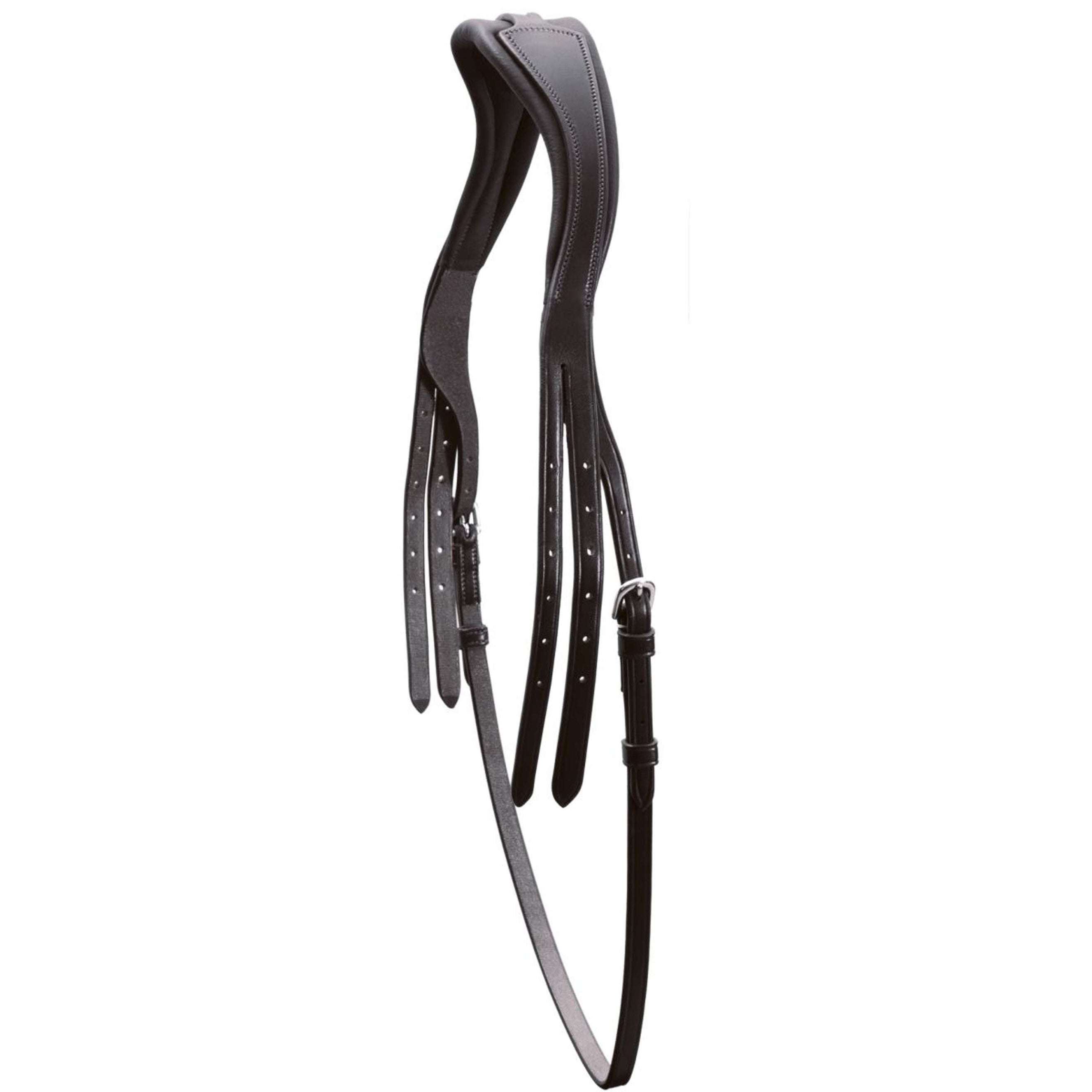 Schockemöhle Pièce de Tête Select avec Sous-Gorge Noir/Argent Schockemöhle Pièce de Tête Select avec Sous-Gorge Noir/Argent
