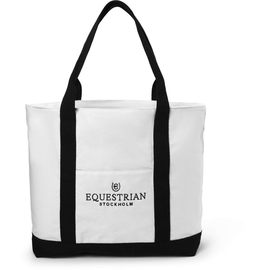 Equestrian Stockholm Tote Bag Blanc