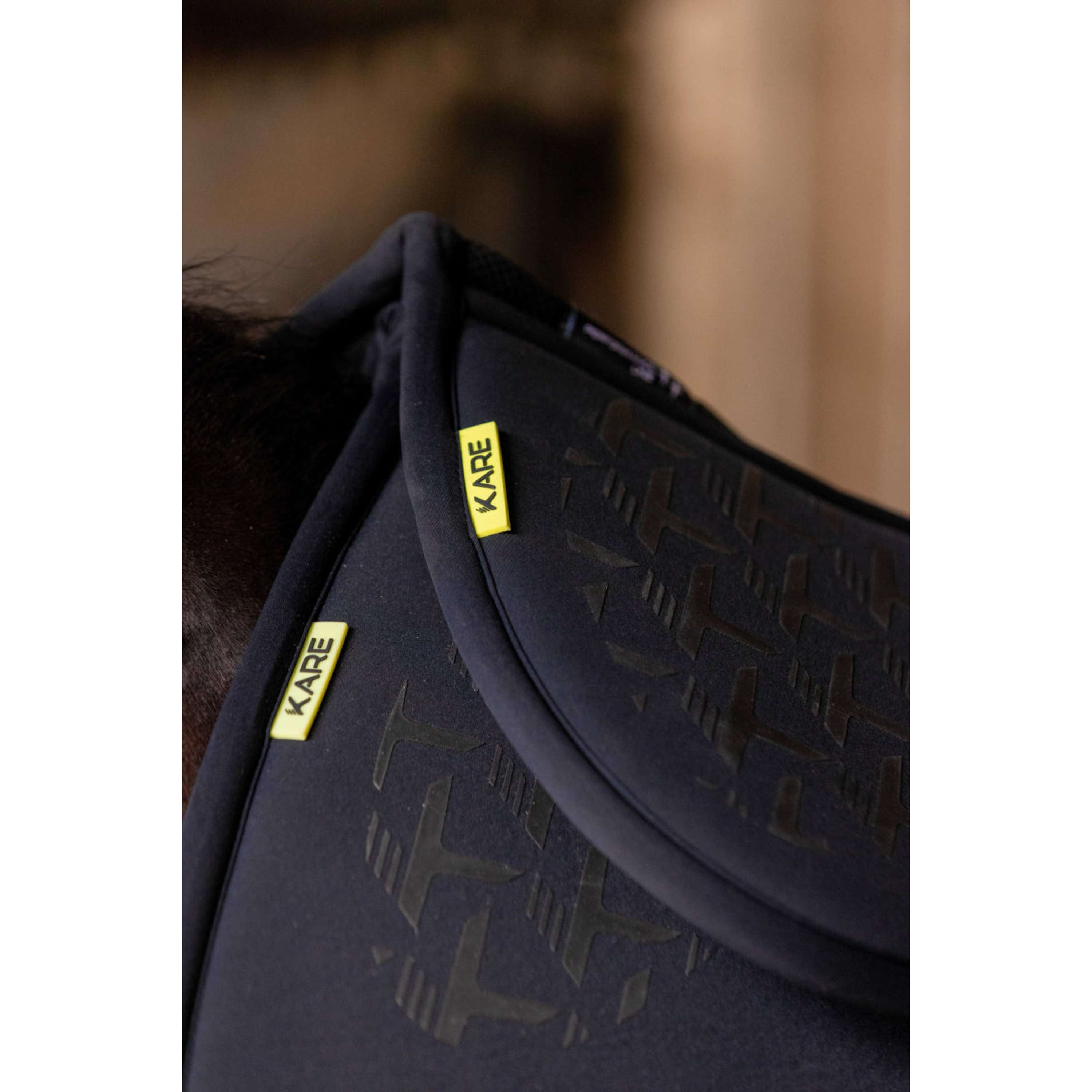 K by EQUITHÈME Tapis de Selle Entebbe Dressage Noir