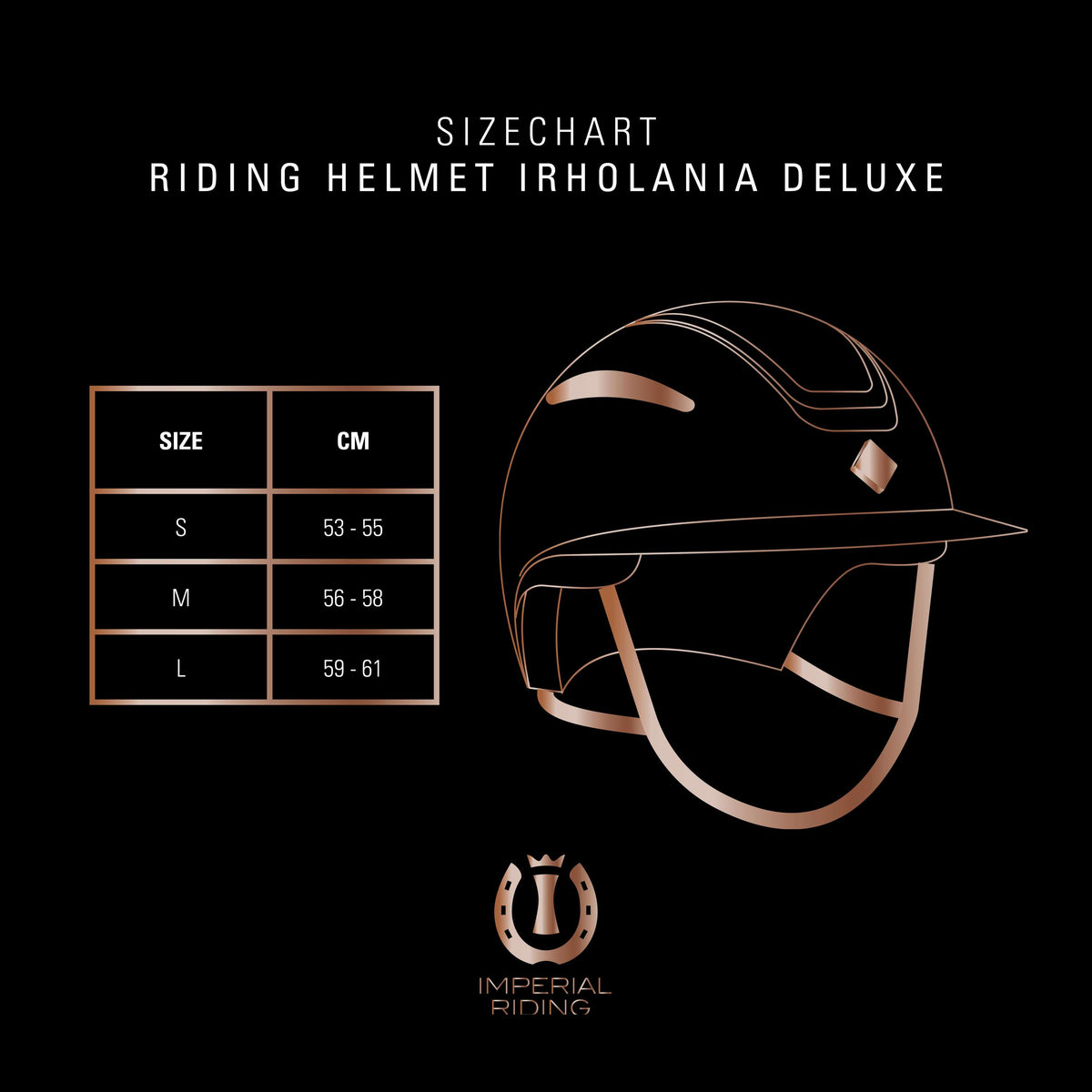 Imperial Riding Bombe IRHOlania Deluxe Big Visor Paillettes Noir
