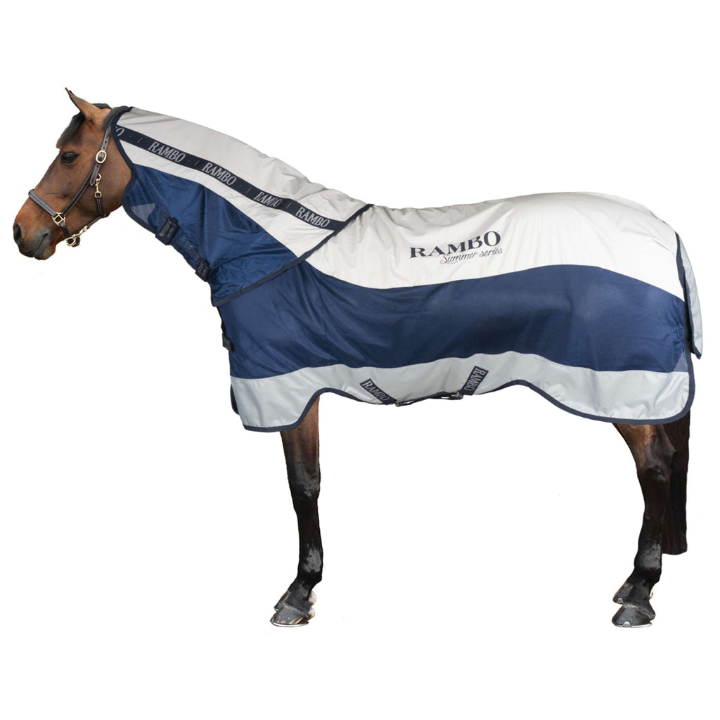 Rambo Chemise Turnout 0g Summer Series Marine/Gris
