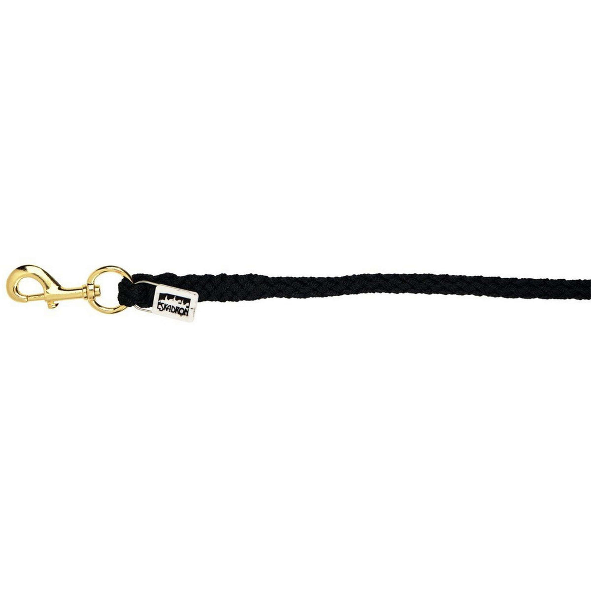 Eskadron Corde pour Licol Classic Laiton Mousqueton Noir