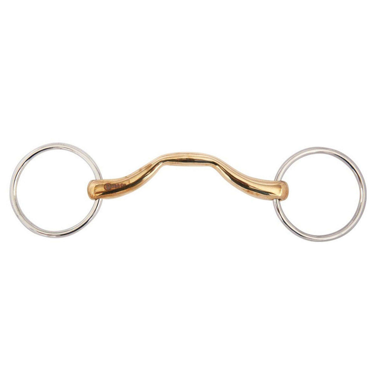 BR Mors de Filet Caoutchouc Soft Contact 16mm Non Brisé