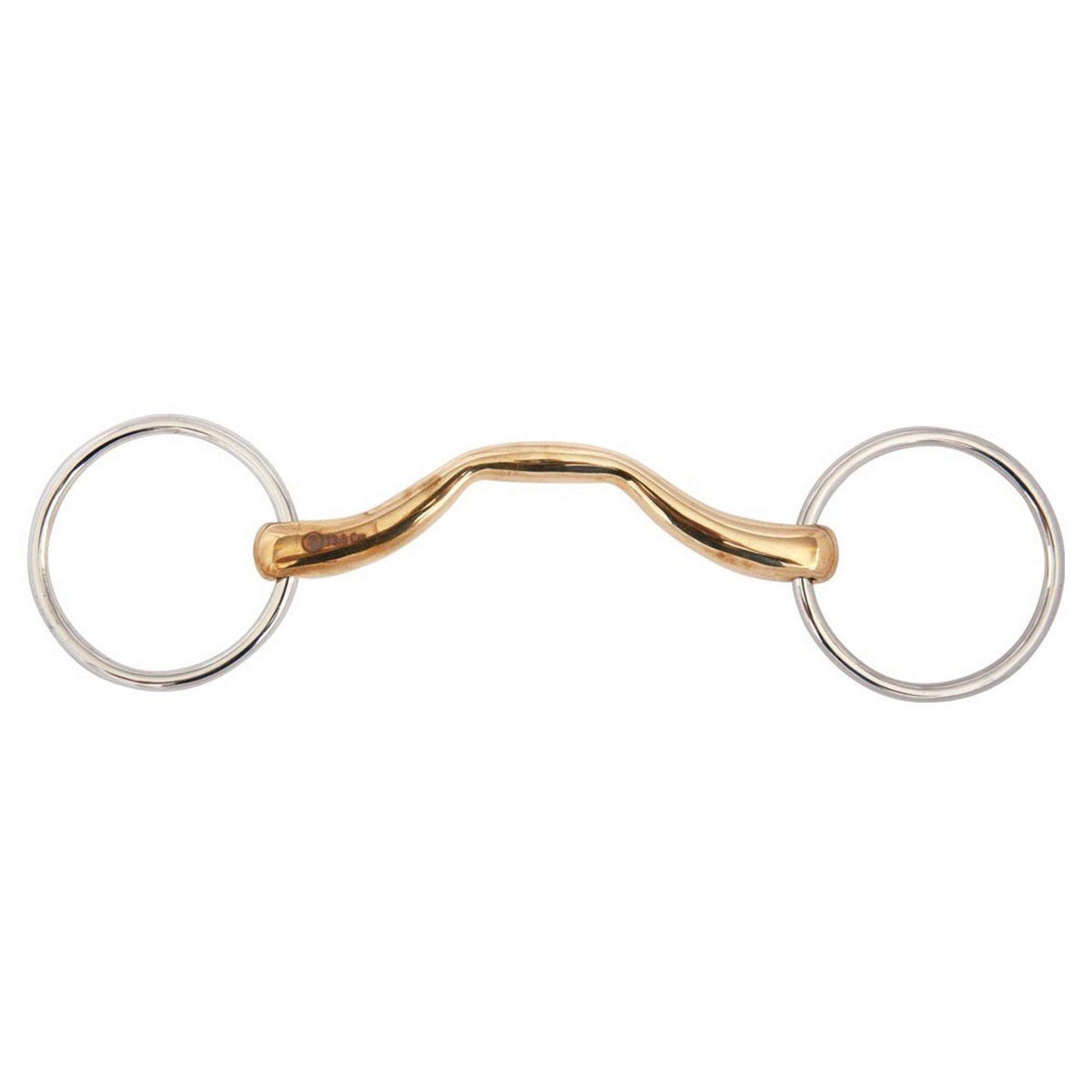BR Mors de Filet Caoutchouc Soft Contact 16mm Non Brisé