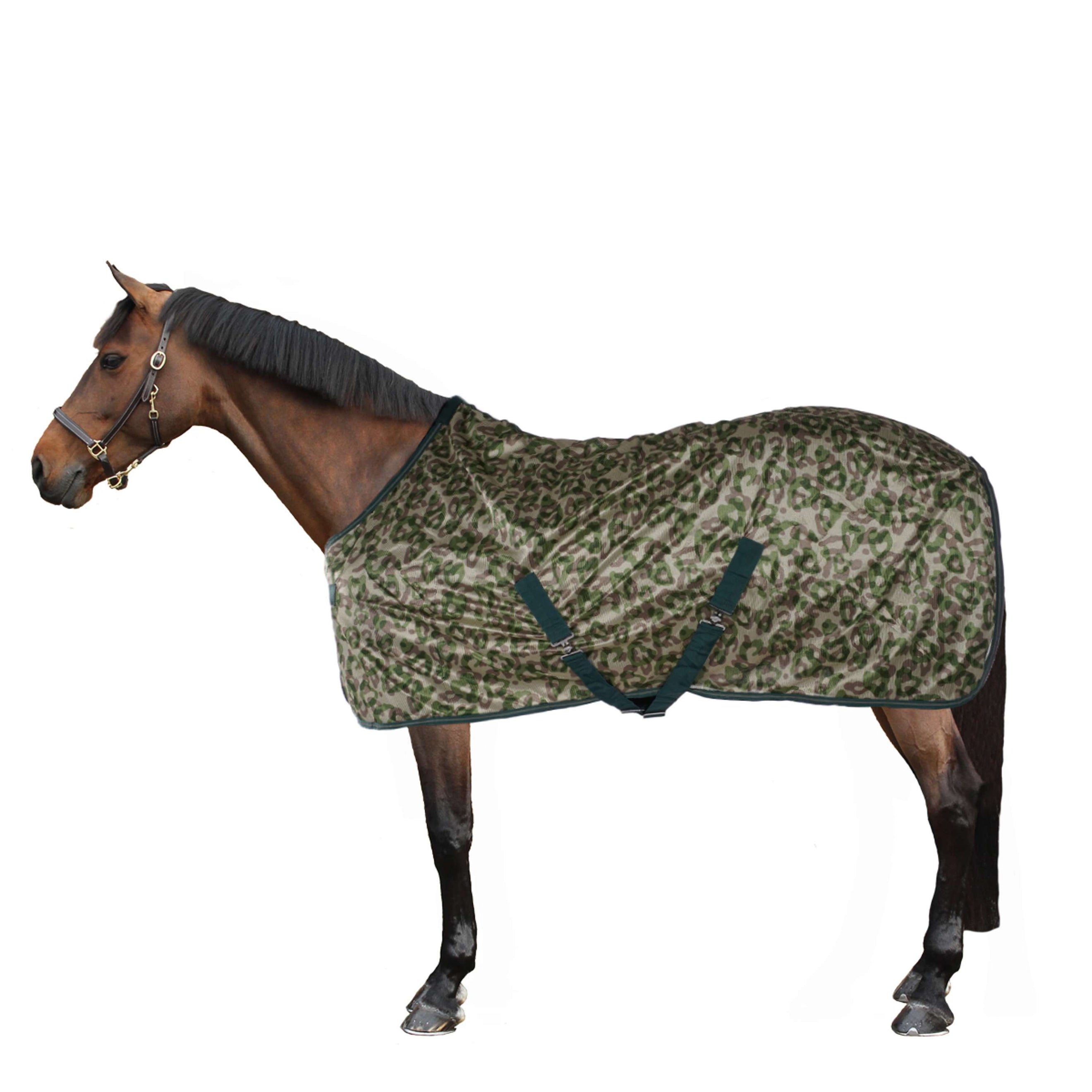 HKM Couverture Anti-Mouches Survival vert camouflage