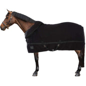 Harry's Horse Couverture Polaire avec Col Enroulable Noir