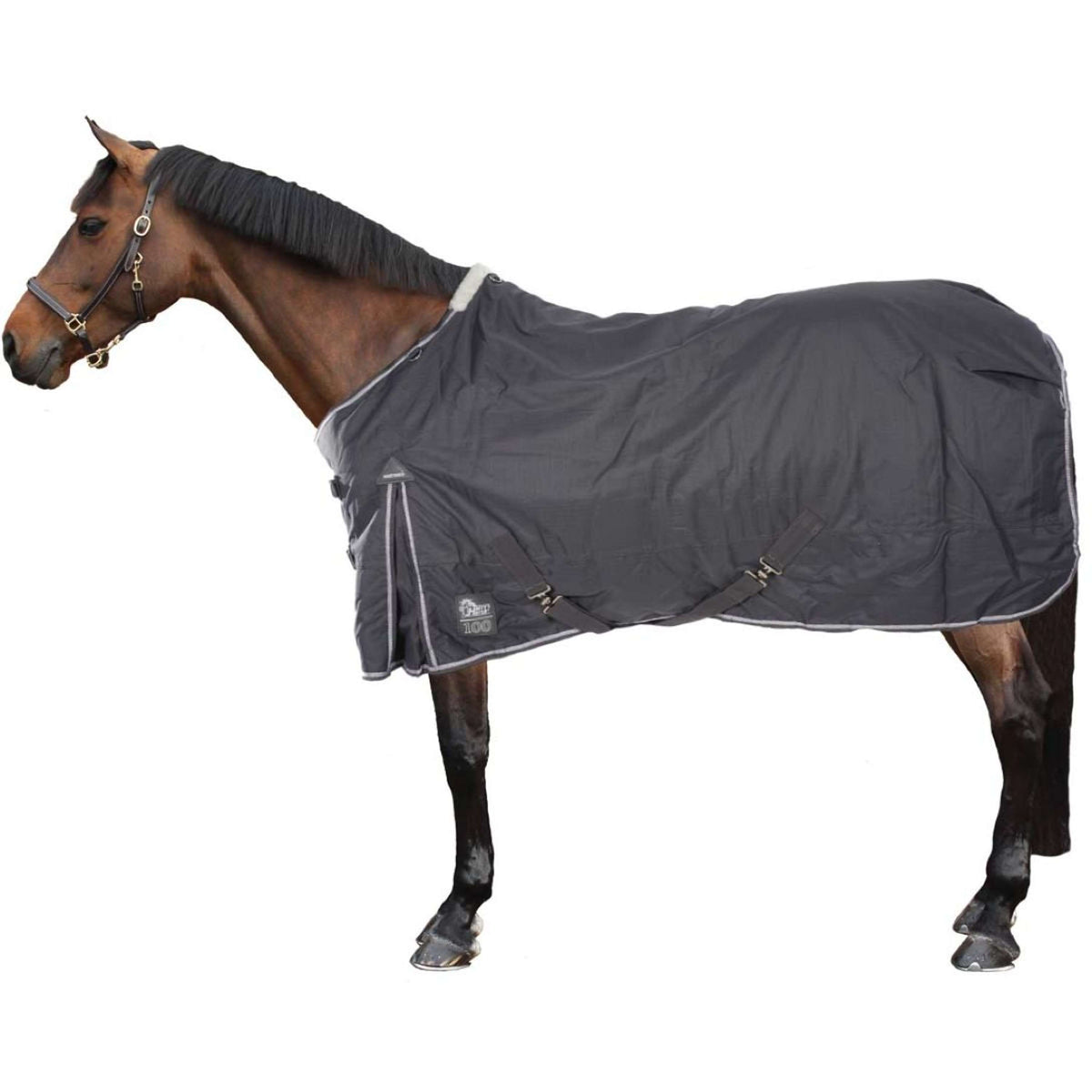 Harry's Horse Couverture d'Extérieur Thor 100g Ébène