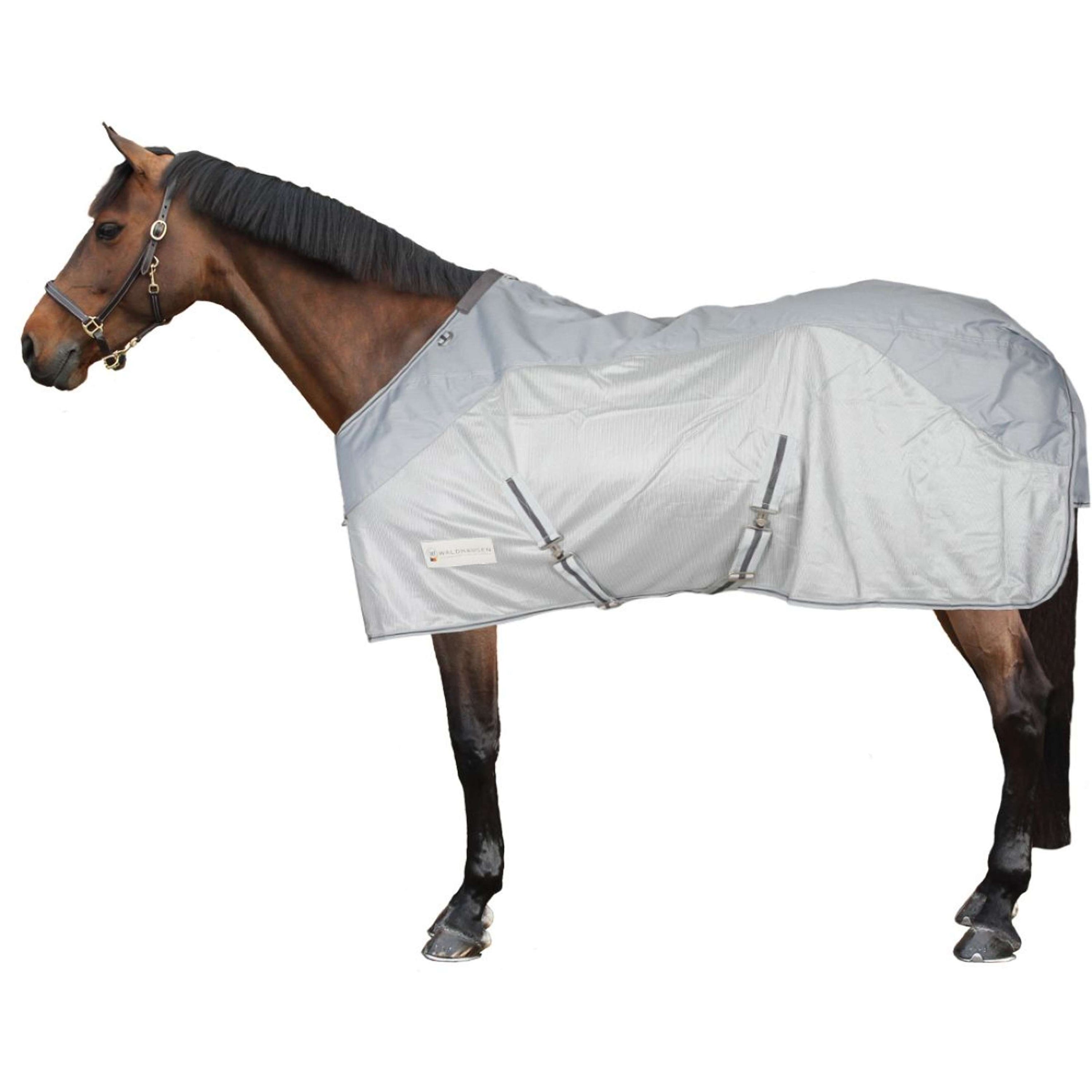 Waldhausen Couverture Anti-Mouches Protect Etanche Gris argenté/Gris/Gris Waldhausen Couverture Anti-Mouches Protect Etanche Gris argenté/Gris/Gris