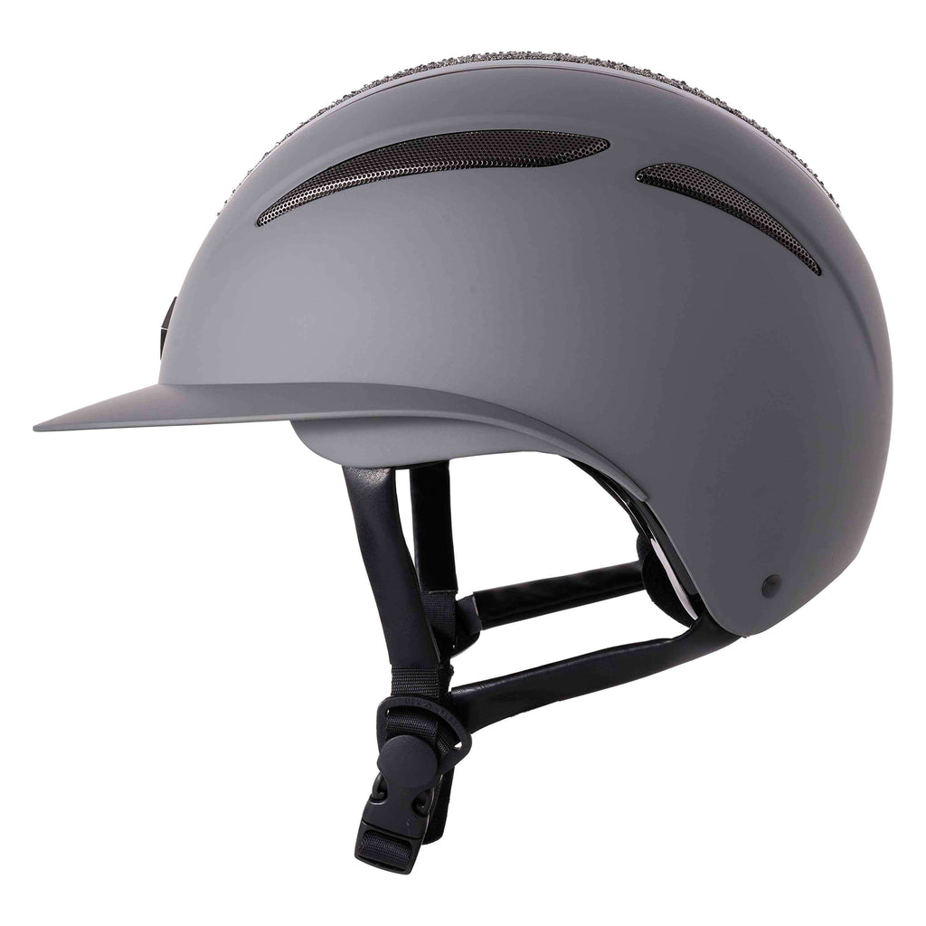 Imperial Riding Bombe IRHOlania Deluxe Big Visor Gris