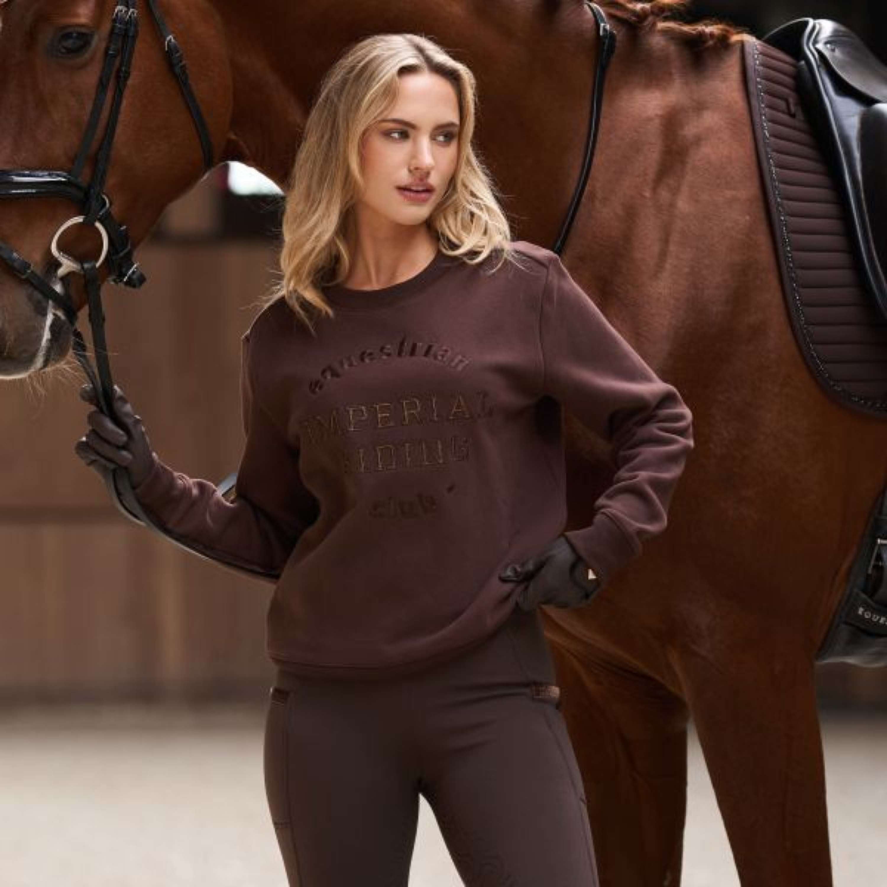 Imperial Riding Pull-over IRHJoyce Chocolat