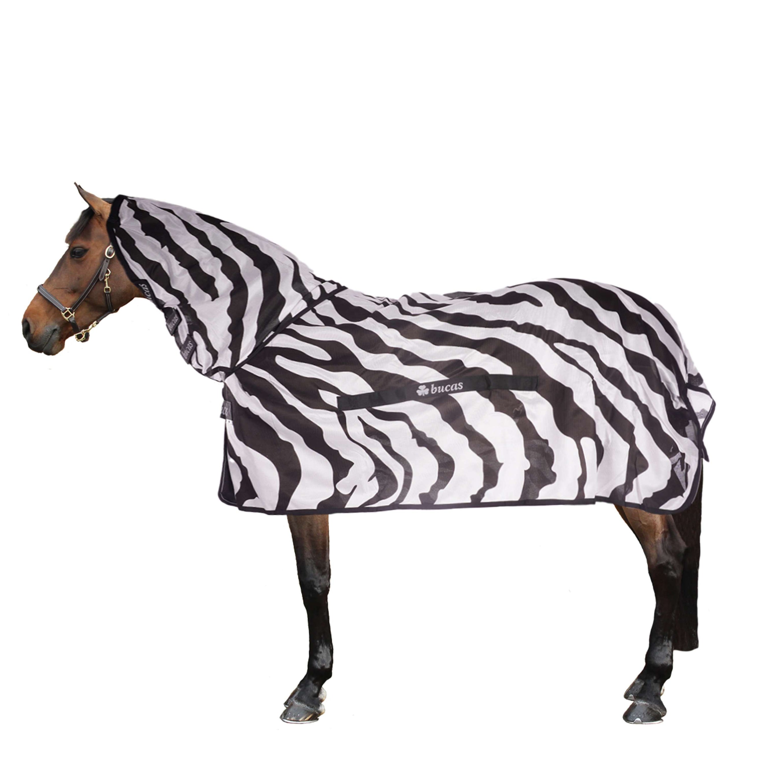 Bucas Buzz-Off Full Neck Zebra Bucas Buzz-Off Full Neck Zebra