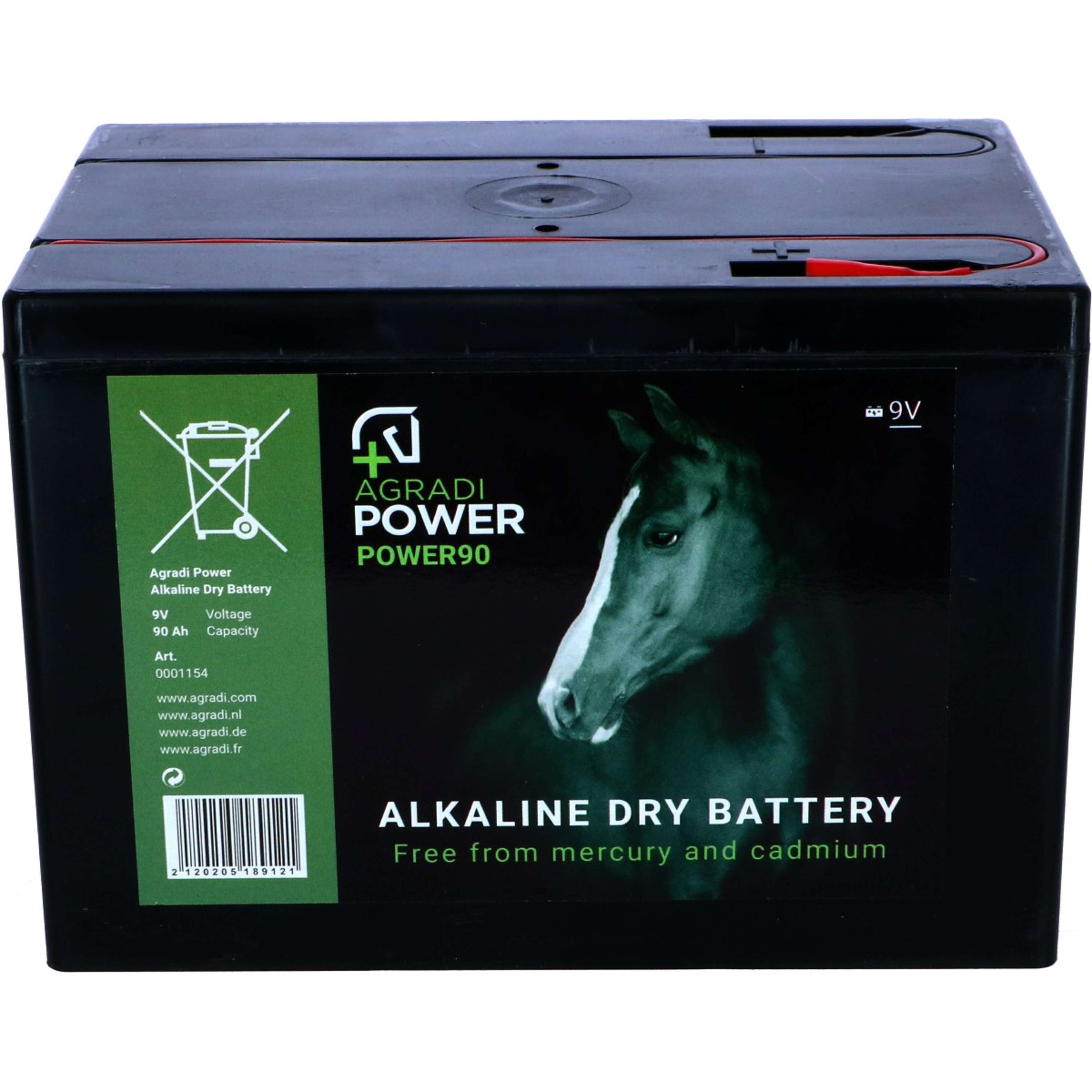 Ako Batterie de Clôture Alkaline Petit 90Ah 9V Vert 90Ah-9V Ako Batterie de Clôture Alkaline Petit 90Ah 9V Vert 90Ah-9V