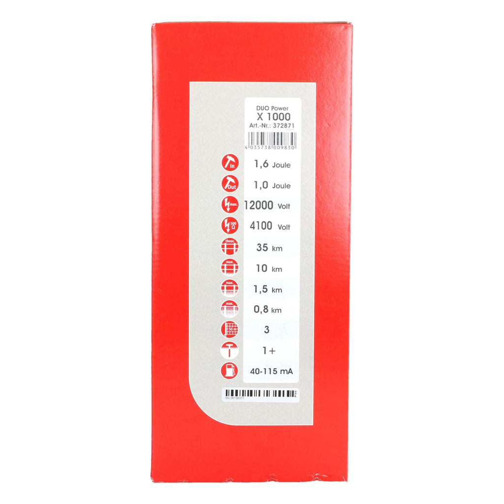 Ako Électrificateur Duo Power X1000 1,0 Joule Vert