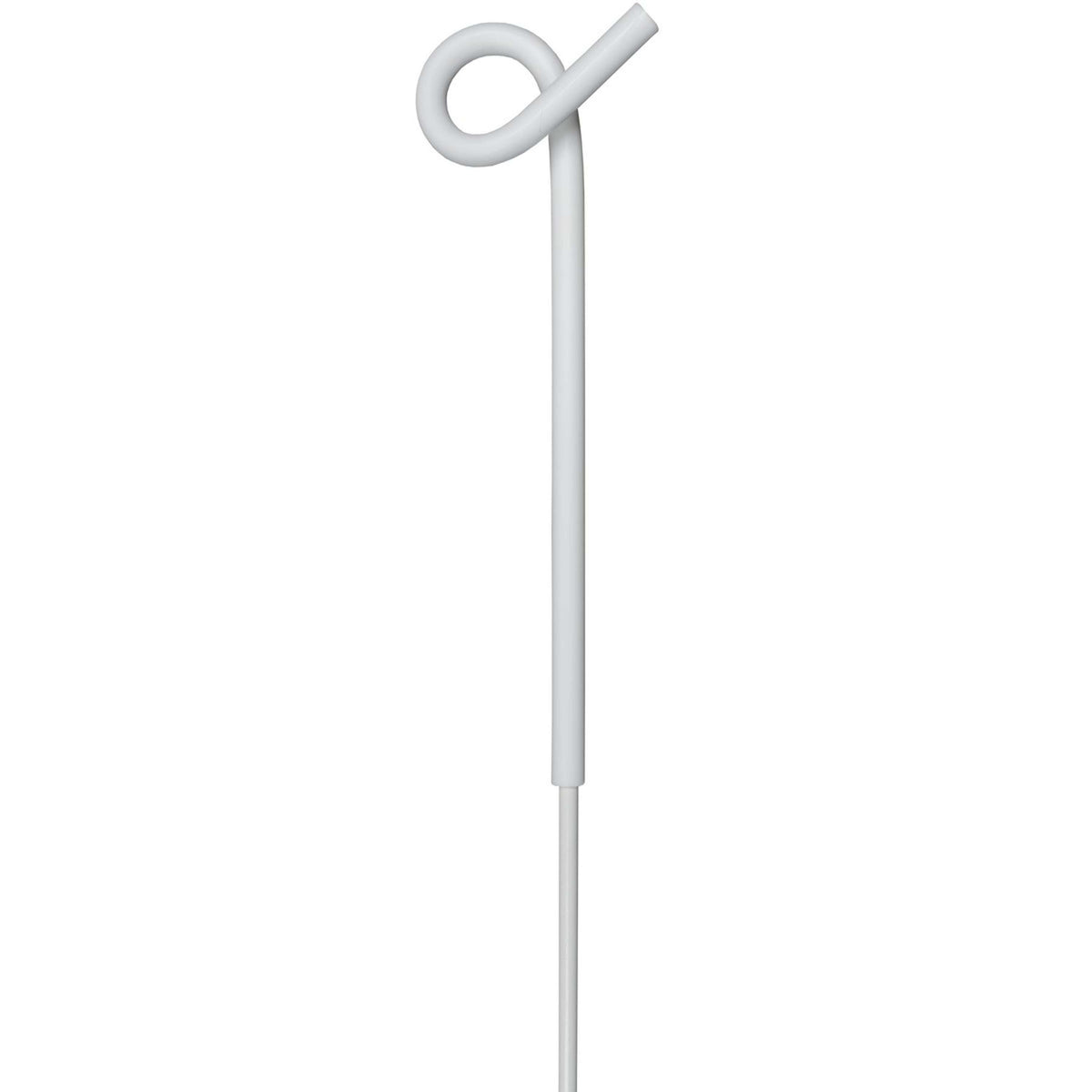 Agradi Power Piquet de Clôture Acier de Ressort avec Boucle 105cm 10 Pièces Blanc