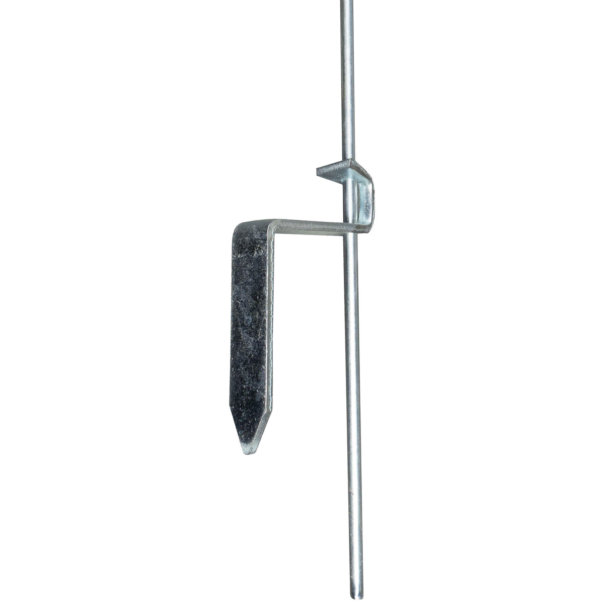 Agradi Power Piquet de Clôture Acier de Ressort avec Boucle 10 Pièces Métal 109cm Blanc