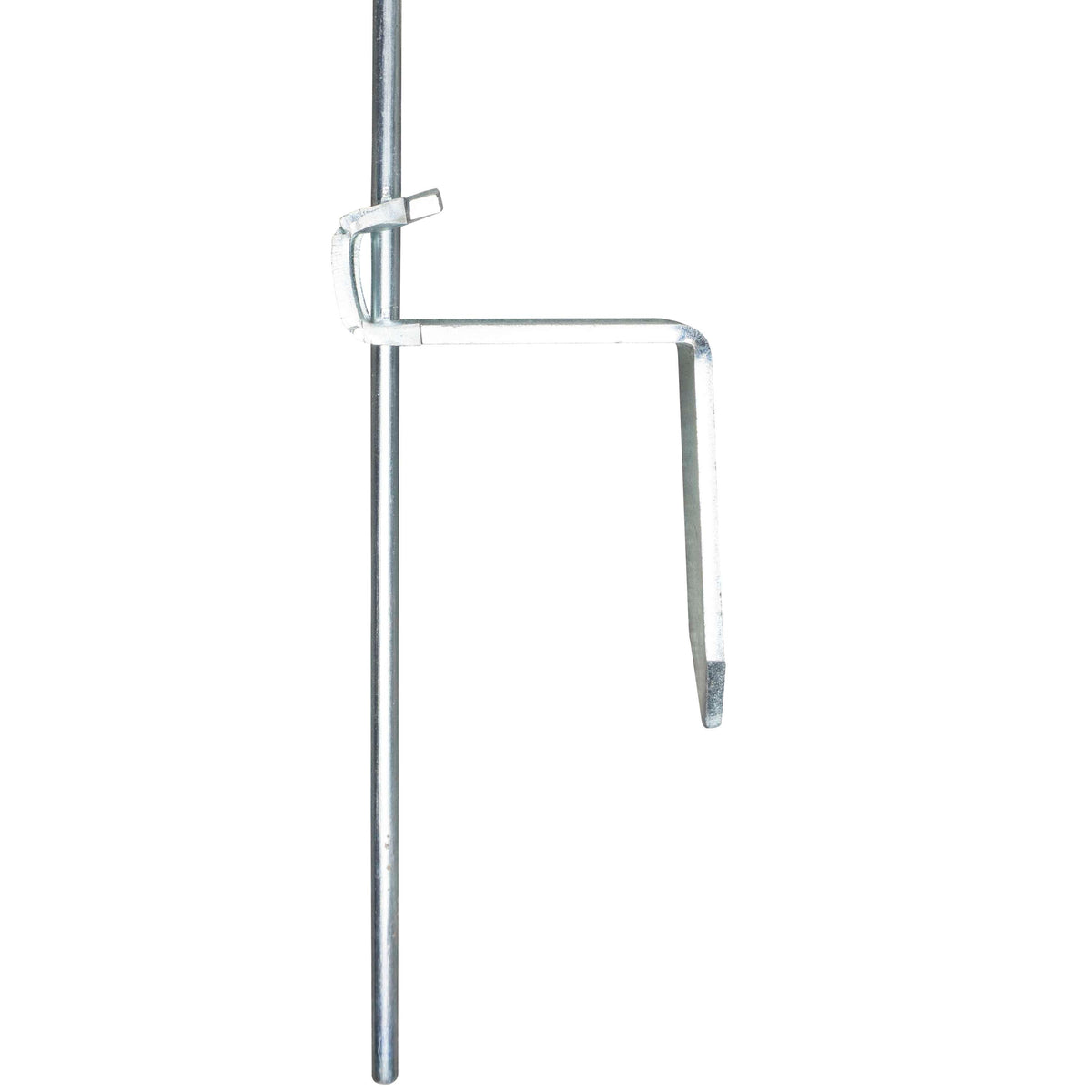 Agradi Power Piquet de Clôture Acier de Ressort avec Boucle 10 Pièces Métal 109cm Blanc