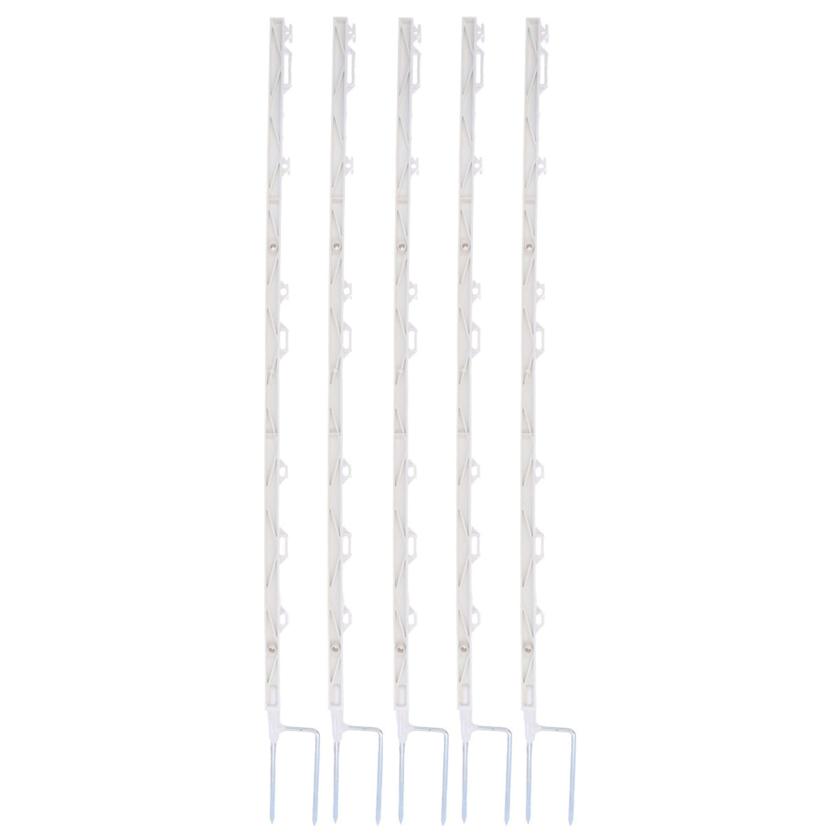 Agradi Power Piquet de Prairie Titan avec Goupille double 5 Pièces Blanc