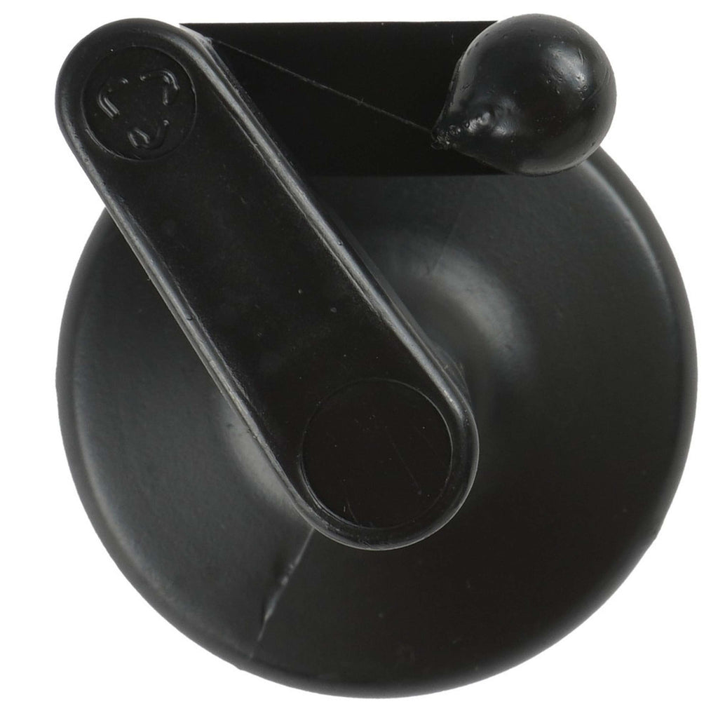 Ako Capuchon d'Isolateur Cordon/Fil d'Acier Poteau Ovale 25 Pièces Noir