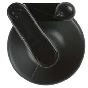 Ako Capuchon d'Isolateur Cordon/Fil d'Acier Poteau Ovale 25 Pièces Noir