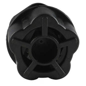 Ako Isolateur à Vis Filet-Corde 10 Pièces Noir/Rouge