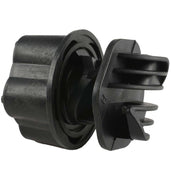 Ako Isolateur à Vis Filet-Corde 10 Pièces Noir/Rouge