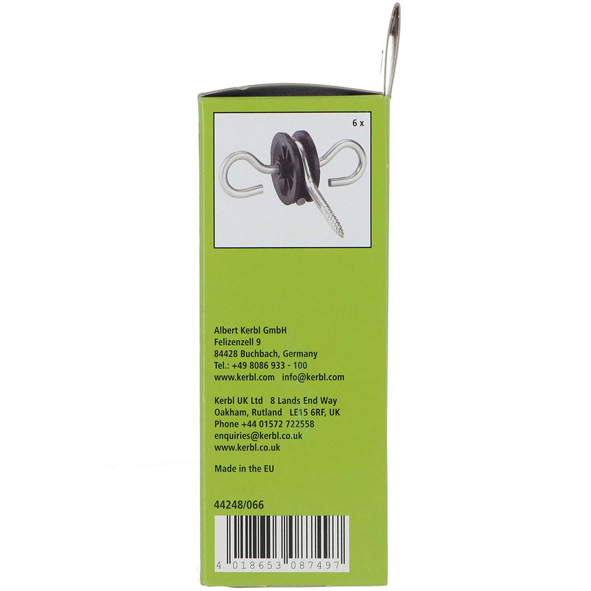 Ako Isolateur Double Ancrage 6 Pièces Noir