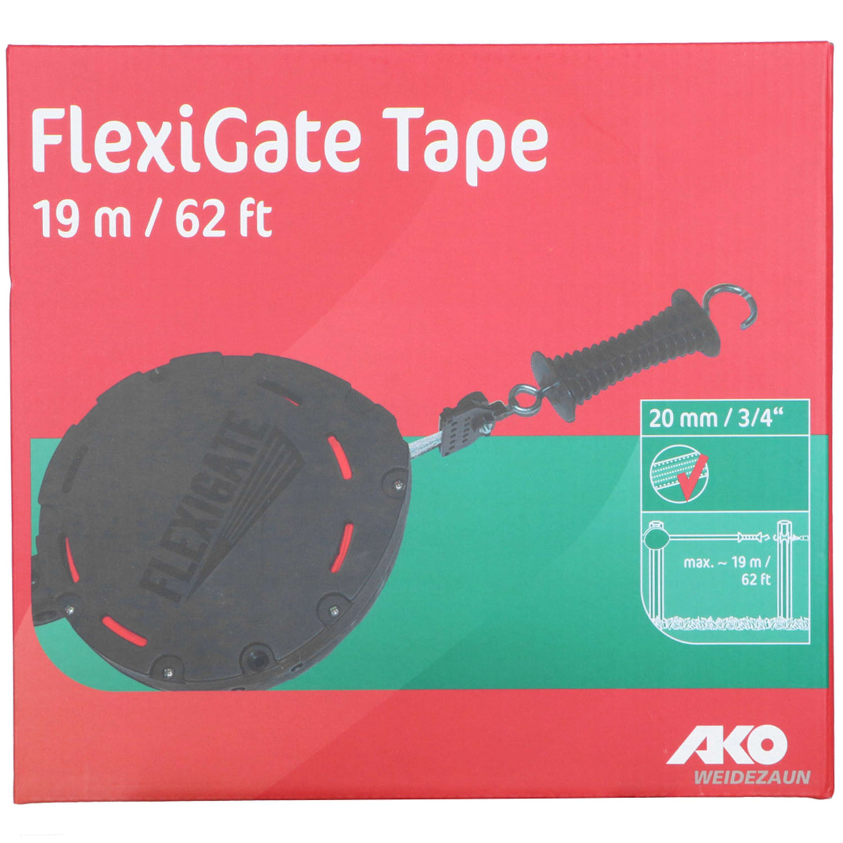 Ako Système d'Enrouleur Automatique de Ruban de Portail Flexigate