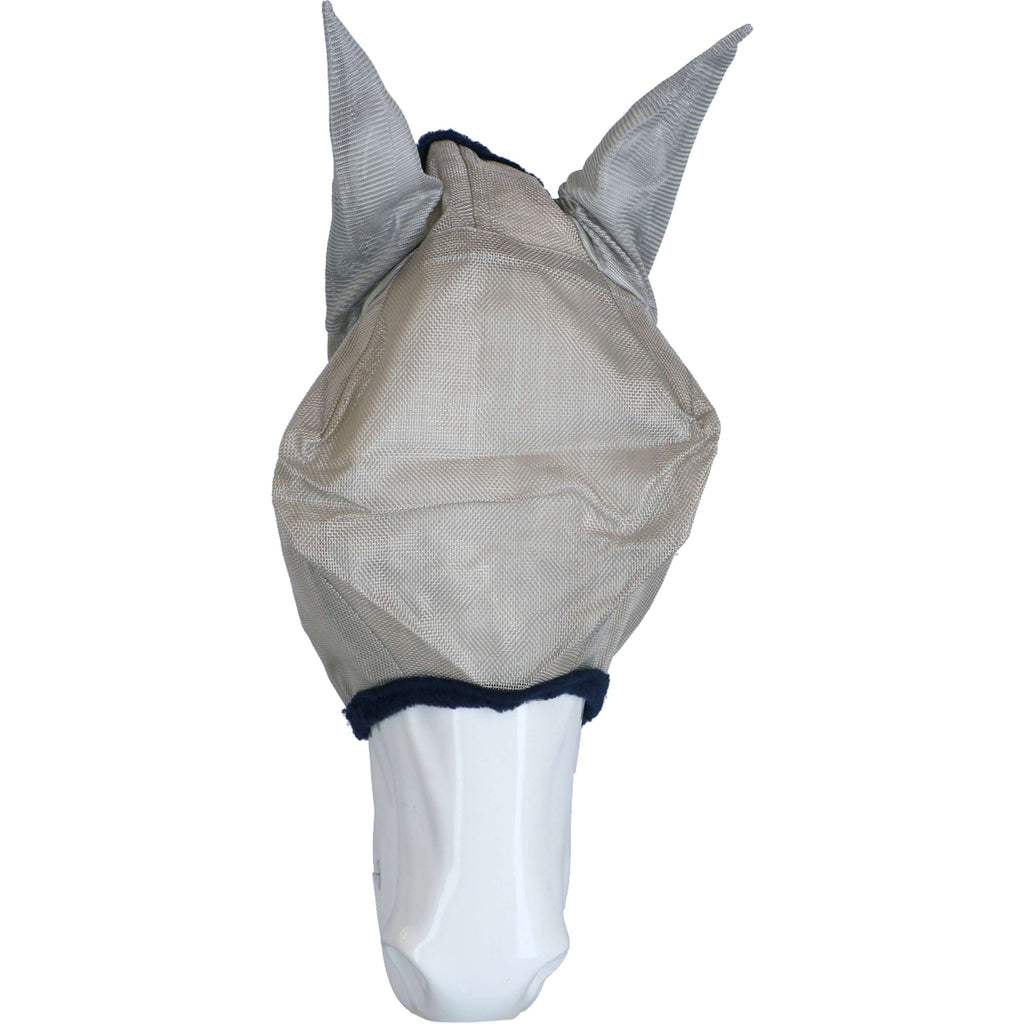 Amigo Fly Mask Argent/Bleu Marine