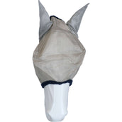 Amigo Fly Mask Argent/Bleu Marine