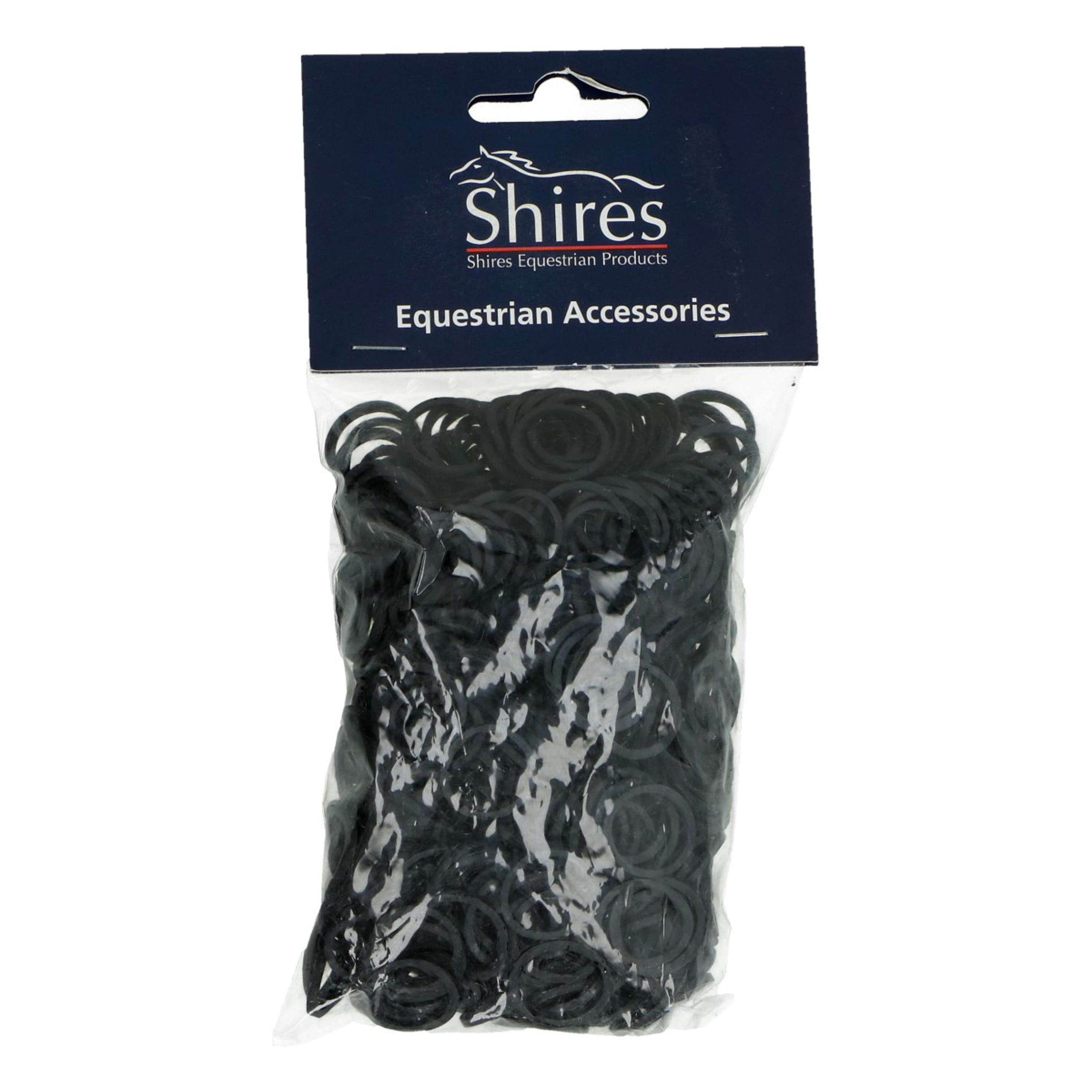 Shires Petits Élastiques 500 pièces Noir Shires Petits Élastiques 500 pièces Noir
