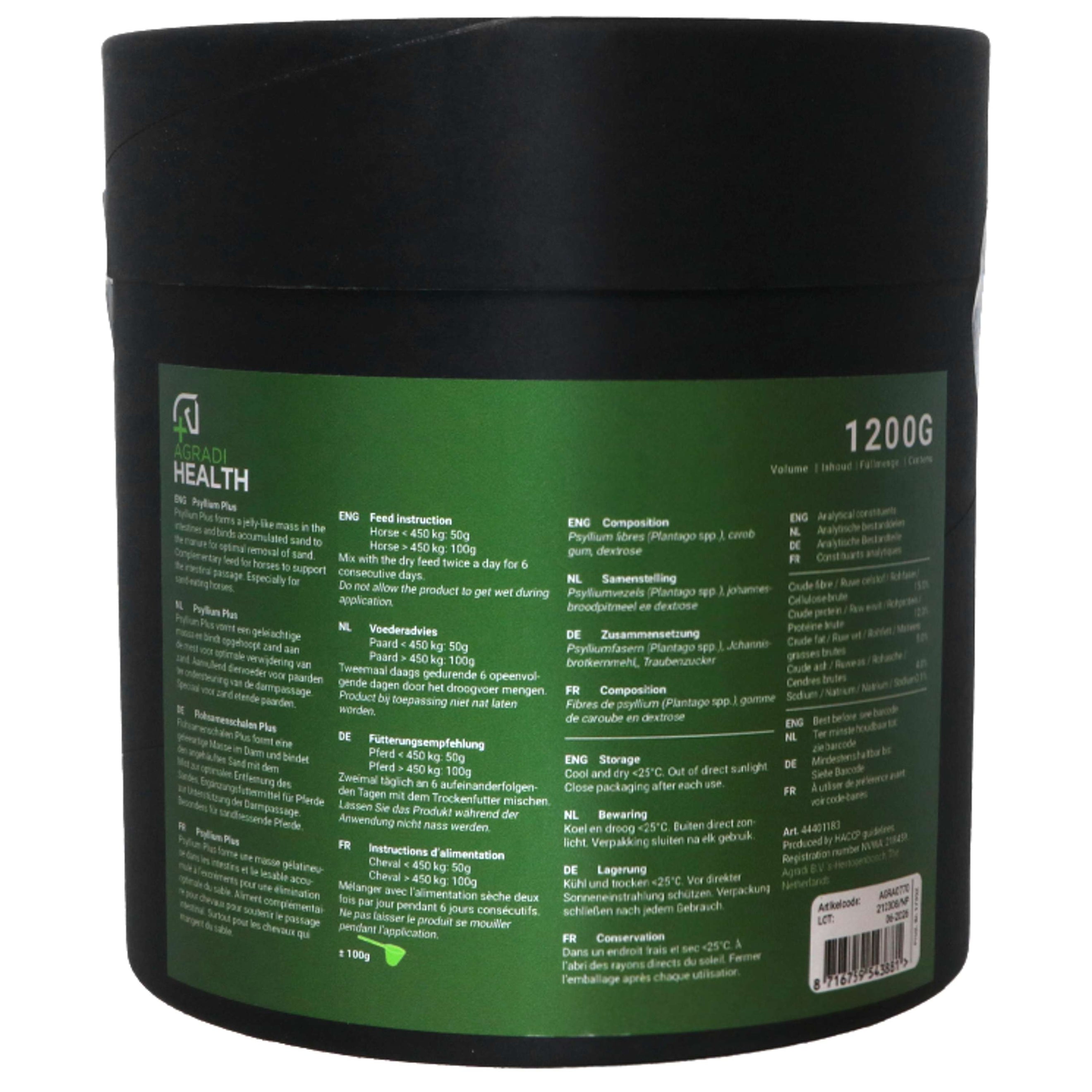 Agradi Health Psyllium Anti-Sable Plus Agradi Health Psyllium Anti-Sable Plus