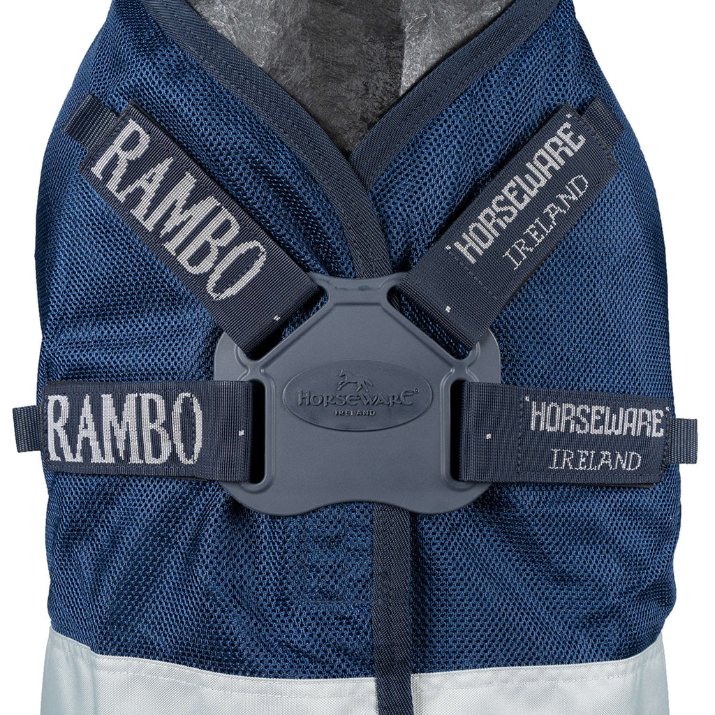 Rambo Chemise Turnout 0g Summer Series Marine/Gris