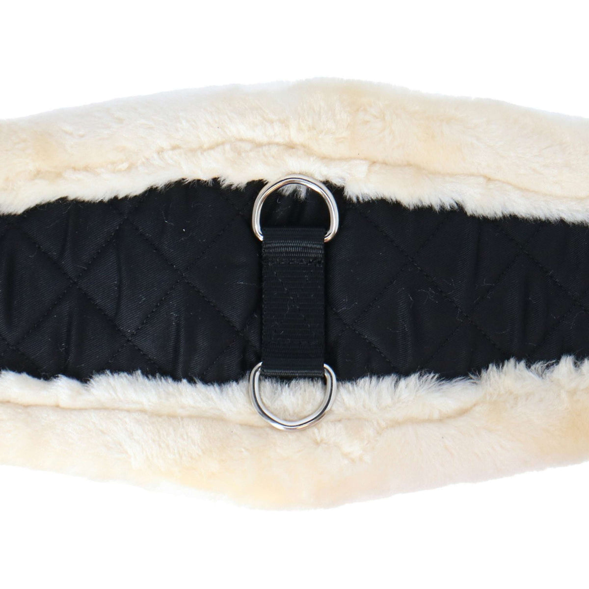 Premiere Sangle Dressage Synth. Mouton Noir/Naturel