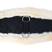 Premiere Sangle Dressage Synth. Mouton Noir/Naturel