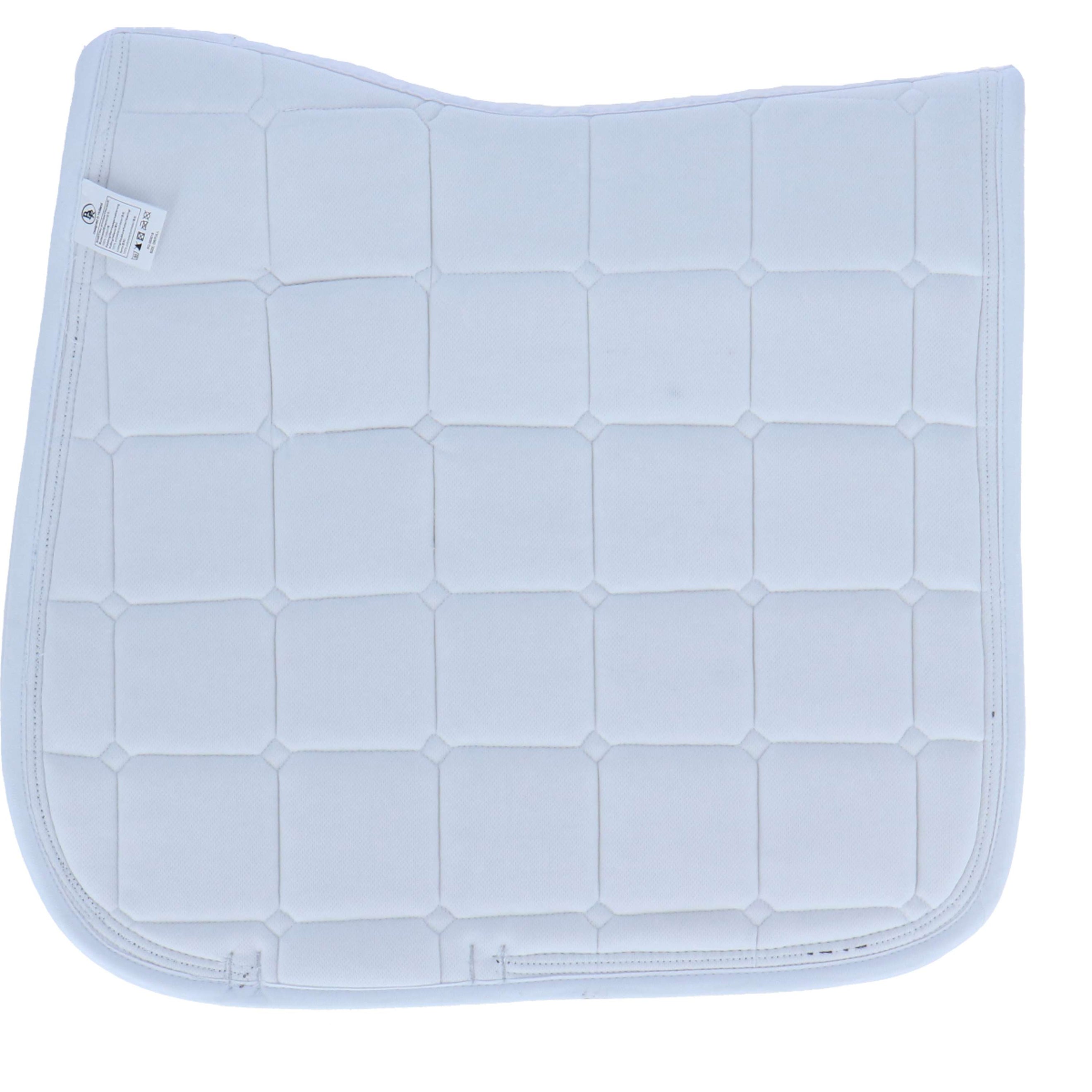 BR Tapis de Selle Xcellence Dressage Blanc/pierre