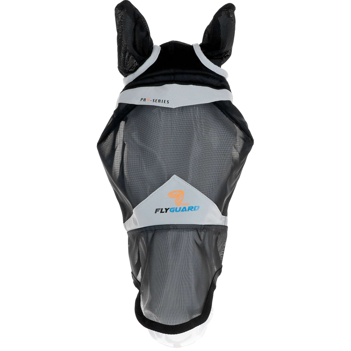 Shires Masque Anti-Mouches avec Oreilles et Nez Fine Mesh Noir