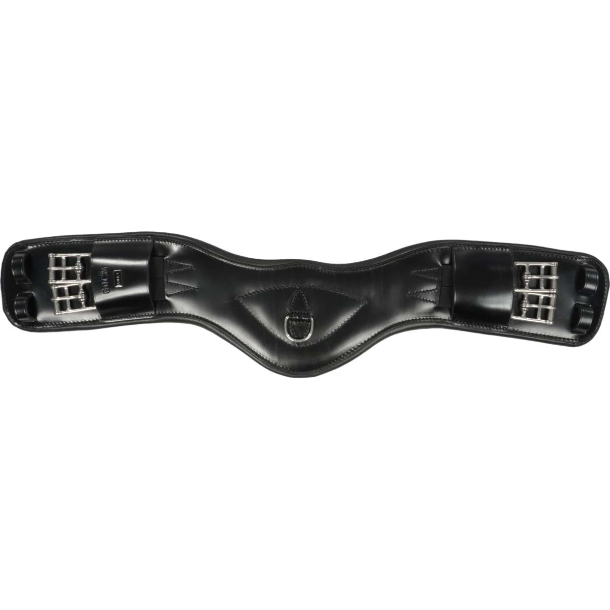 ANKY Sangle Cuir Dressage Anatomique 2 Côtés Élastique Noir