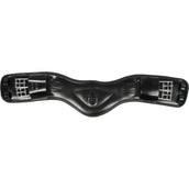 ANKY Sangle Cuir Dressage Anatomique 2 Côtés Élastique Noir