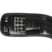 ANKY Sangle Cuir Dressage Anatomique 2 Côtés Élastique Noir