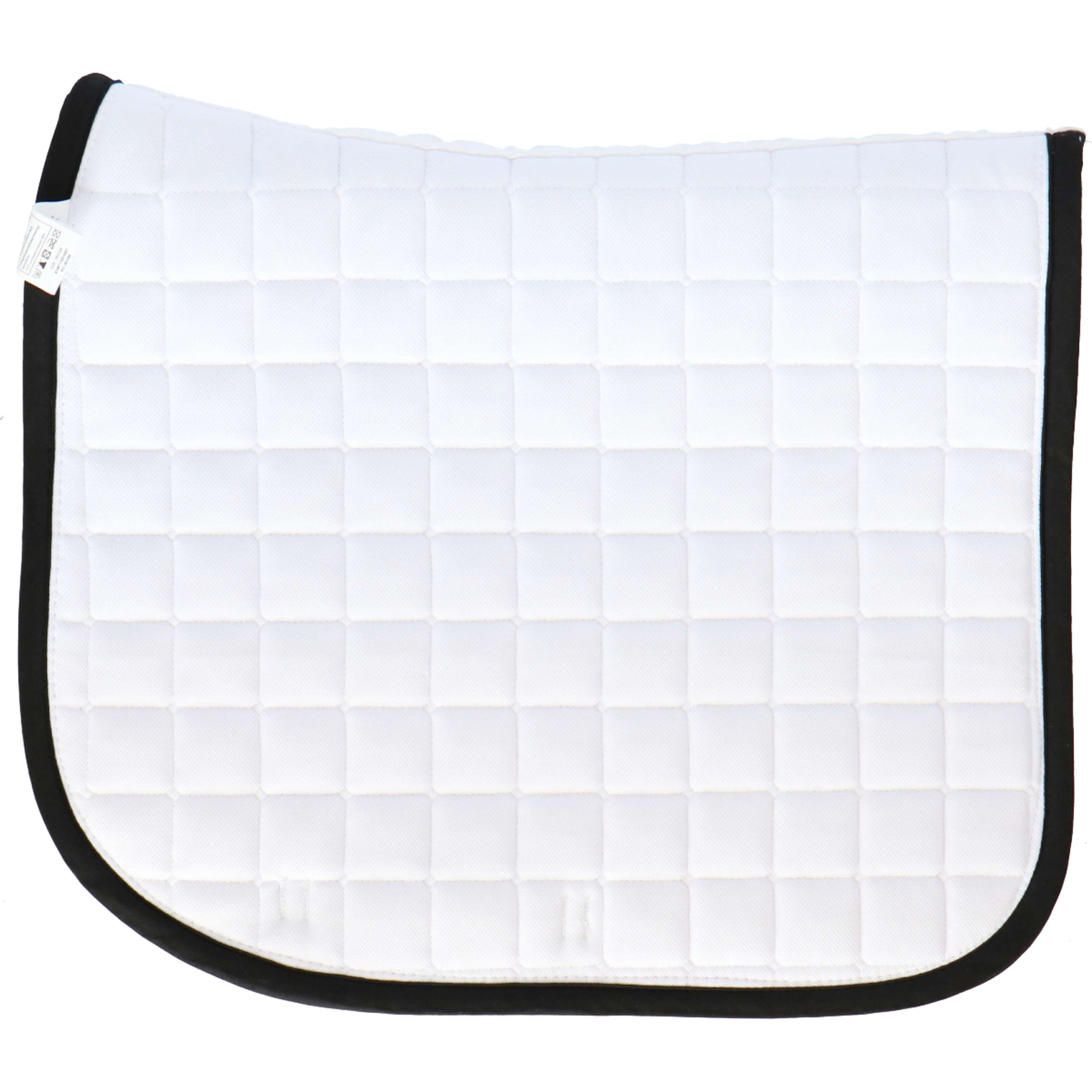 ANKY Tapis de Selle Braided C-Wear Dressage Blanc/Noir