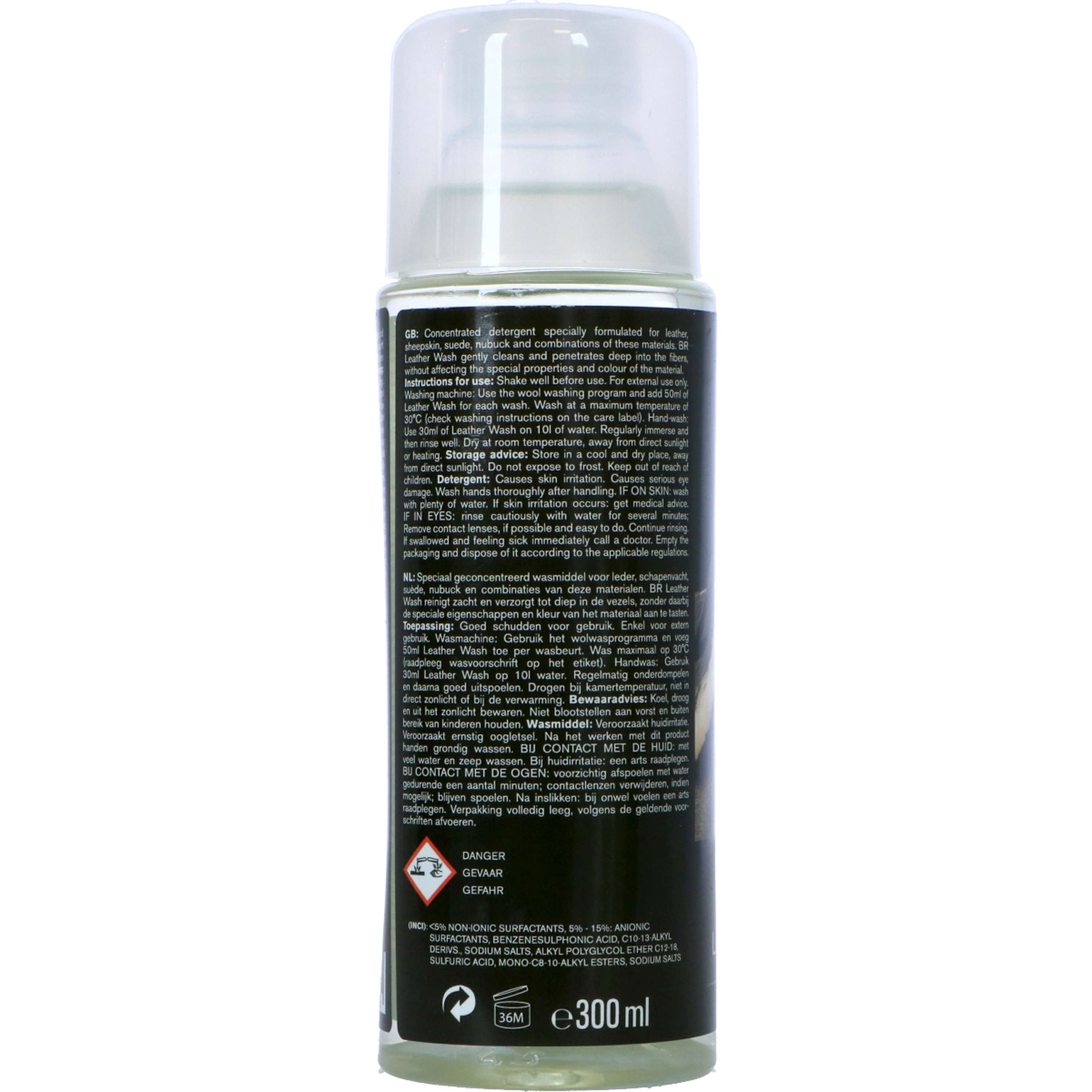 BR Nettoyant pour Cuir Flacon avec Bouchon Doseur BR Nettoyant pour Cuir Flacon avec Bouchon Doseur