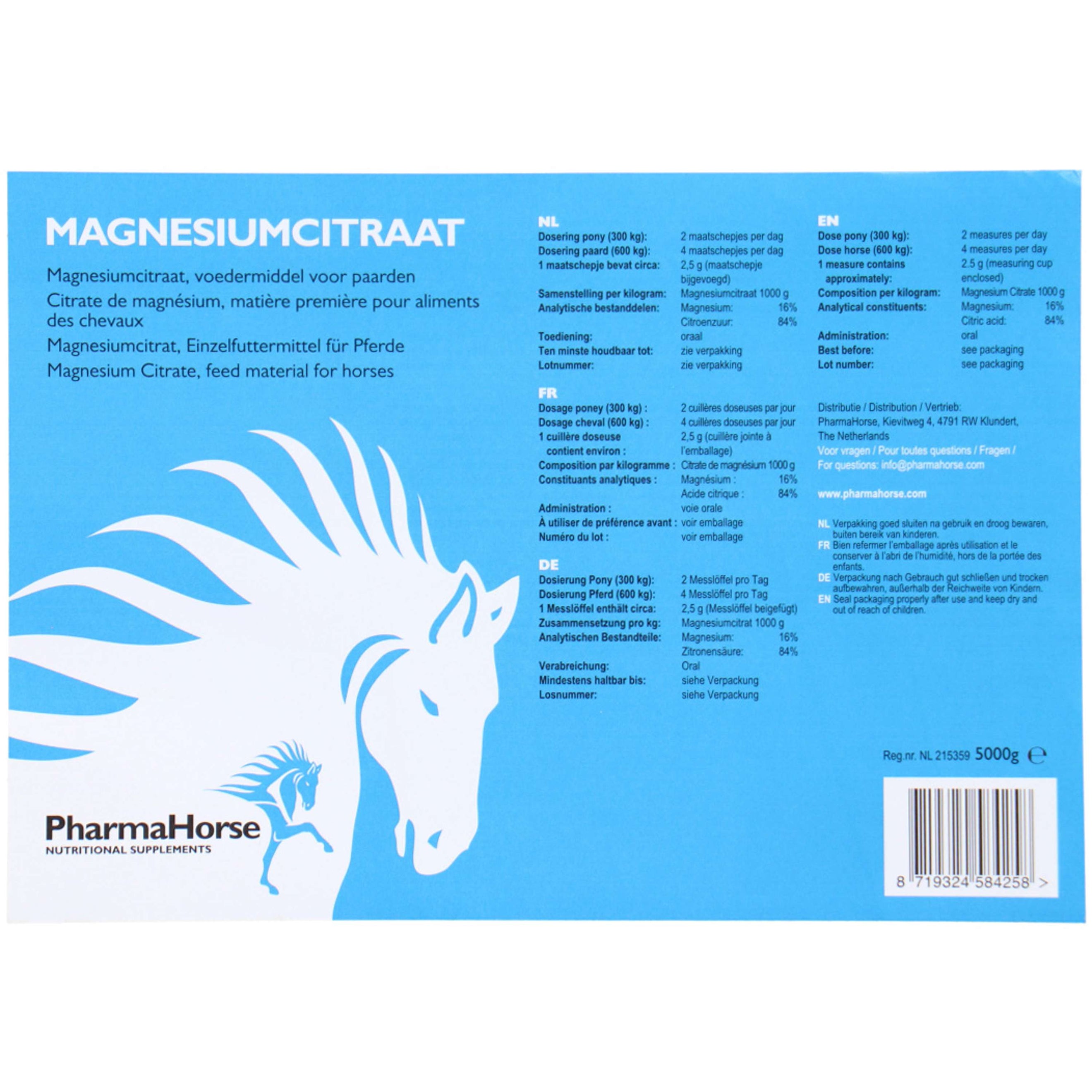 PharmaHorse Citrate de Magnesium PharmaHorse Citrate de Magnesium