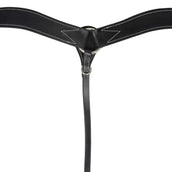 Westride Collier de Chasse Western Cousu Noir