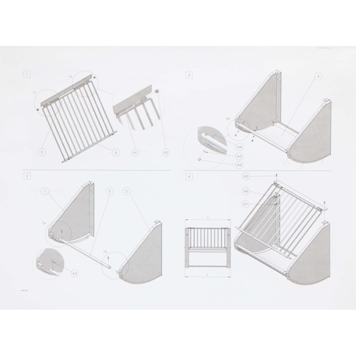 Kerbl Râtelier à Foin avec Grille