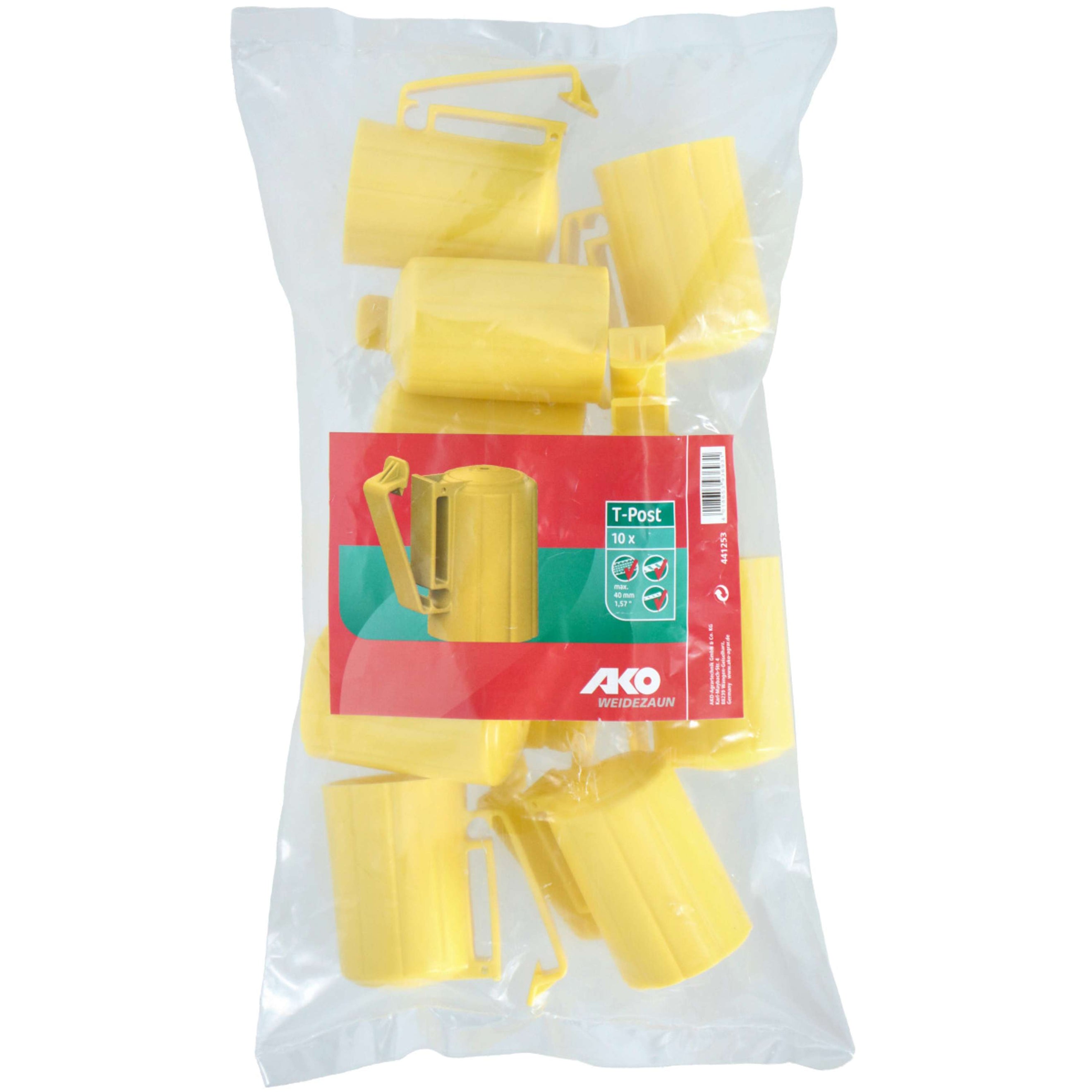 Kerbl Isolateur T-Post 10 Pièces Jaune Kerbl Isolateur T-Post 10 Pièces Jaune