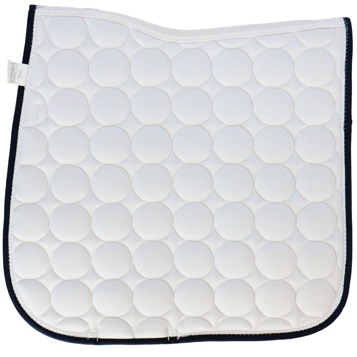 BR Tapis de Selle Galway C-Wear Dressage Blanc/Marin