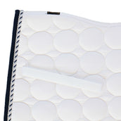 BR Tapis de Selle Galway C-Wear Dressage Blanc/Marin
