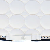 BR Tapis de Selle Galway C-Wear Dressage Blanc/Marin