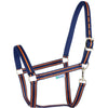Bucas Licol Dublin Bleu Marine/Orange